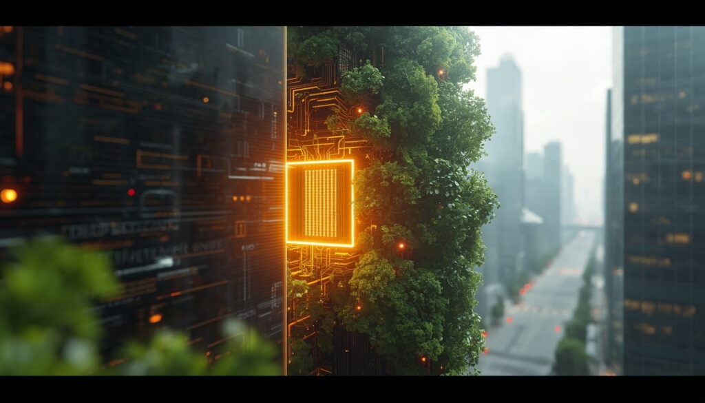 lucid-origin_A_hyper-realistic_cinematic_split-scene_composition_showing_the_intersection_of_-0