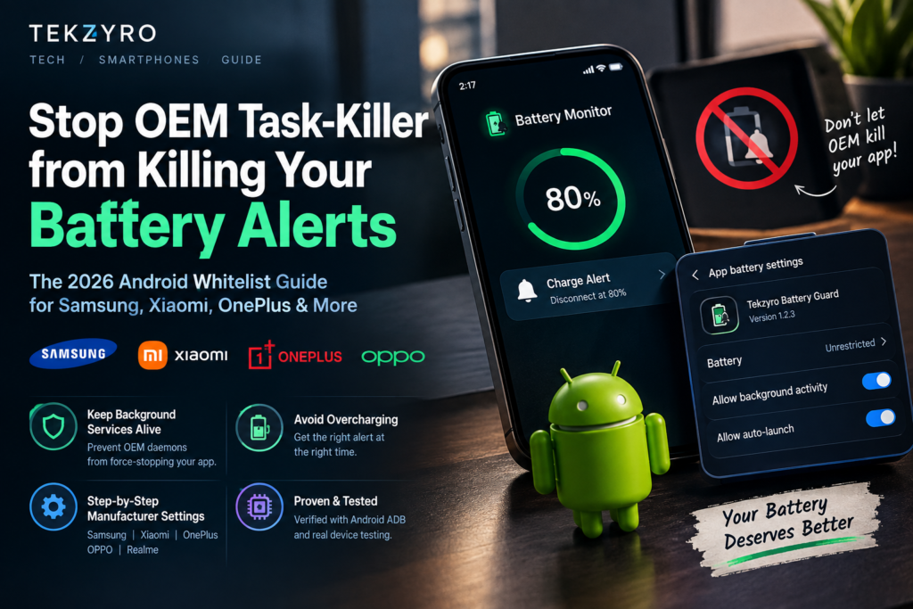 How to Stop Samsung & Xiaomi from Killing Background Battery Apps (One UI & HyperOS Whitelist Manual)