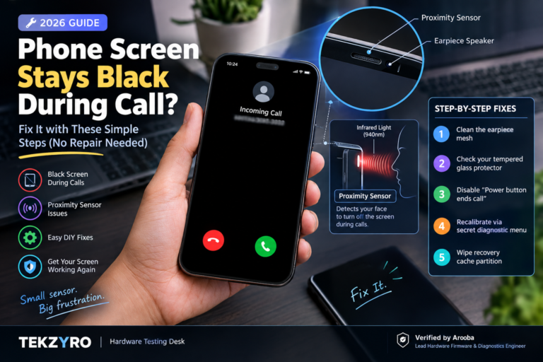 Why Does Your Phone Screen Randomly Turn Black During Calls? (2026 Proximity Sensor & Hardware Fix)