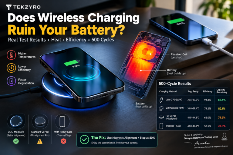 Wireless Charging vs Cable Charging: Which Destroys Battery Health Faster? (2026 Lab Test Benchmark)
