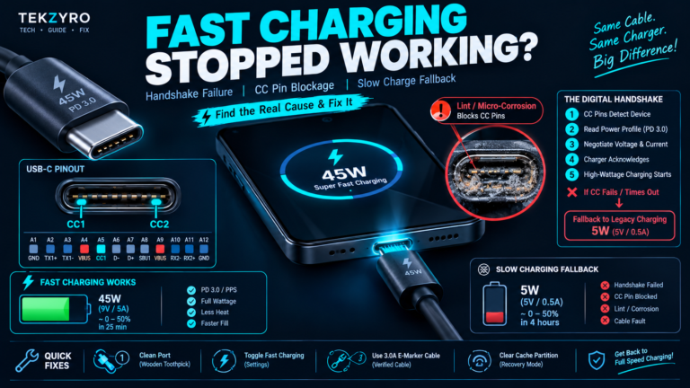 Why Fast Charging Stopped Working Suddenly on Android (2026 Fix)